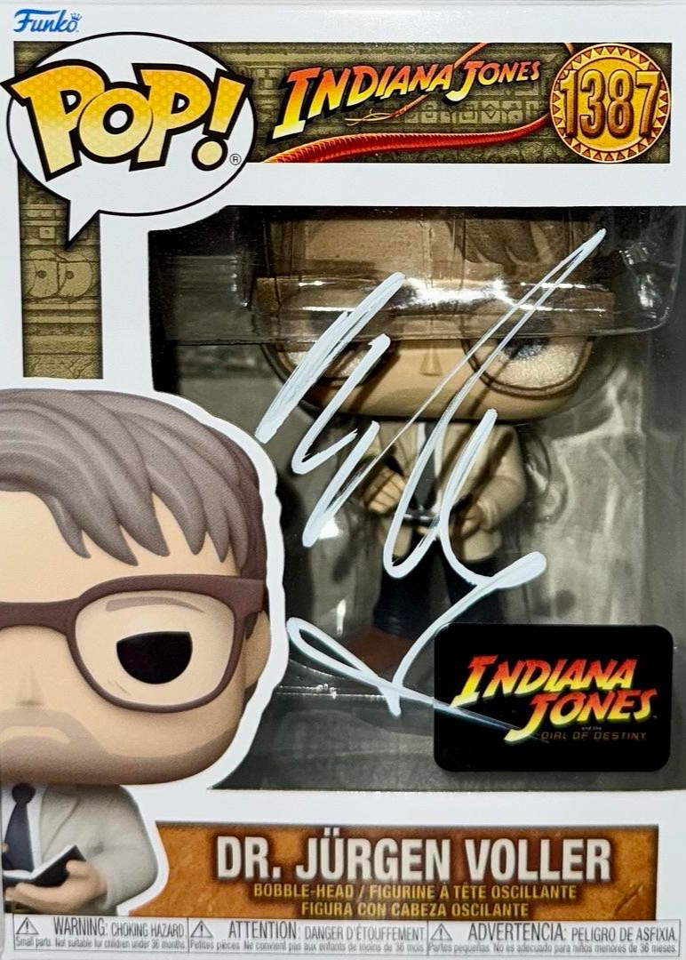 Mads Mikkelsen Signed Funko Pop #1387 "Dr. Jurgen Voller" (Indiana Jones) - JSA COA #01